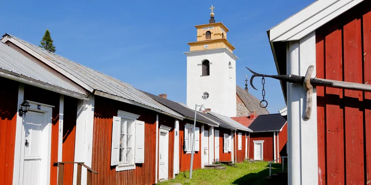Za polárnou žiarou a krásami Botnického zálivu: prenájom domčeka pre 2-11 osôb, zapožičanie bicyklov, loďky, kajakov, český majiteľ