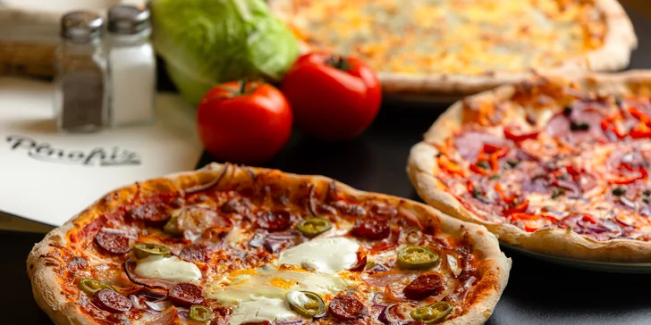 Lahodná pizza podľa vlastného výberu, na výber až 10 druhov