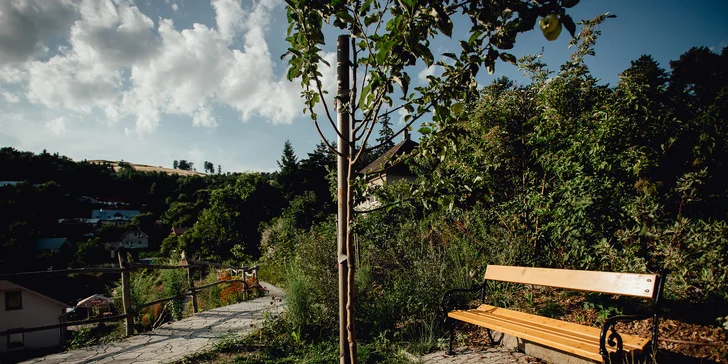 Pobyt uprostred dedinky Štiavnické Bane so stravou aj wellness