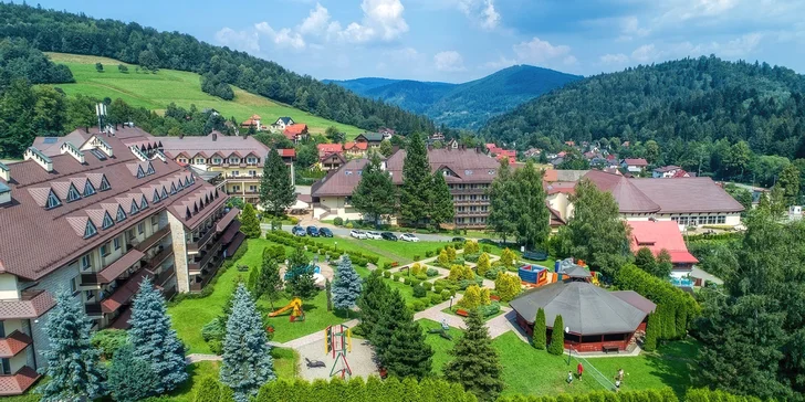 Slezské Beskydy: hotel s wellness a atrakciami, raňajky/polpenzia