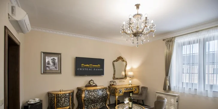Romantický pobyt v 5* Château Šanov pre dvoch: neobmedzene wellness aj procedúry, raňajky či polpenzia