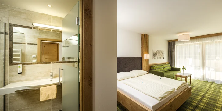 Relax aj aktívna dovolenka v Alpách: 4* hotel s polpenziou plus, neobmedzený wellness, karta výhod
