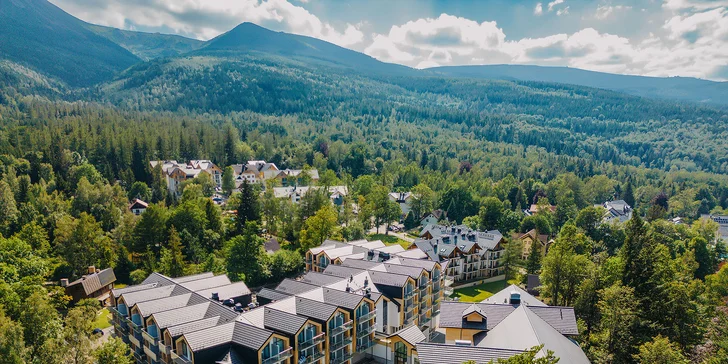Krásne apartmány pri Sněžke: raňajky/polpenzia, wellness, výlety