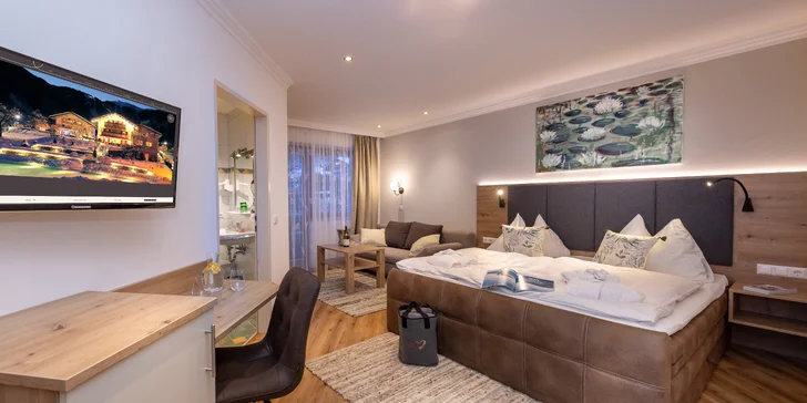 Boutique hotel v Zell am See: wellness s prírodným jazierkom, polpenzia aj karta výhod