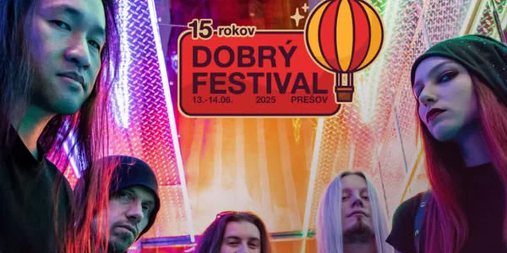 Vstupenky na 15. ročník DOBRÉHO FESTIVALU 2025