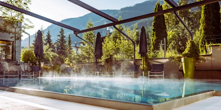 Rakúske Alpy s rozsiahlym wellnessom, bufetovými raňajkami a turistickou kartou