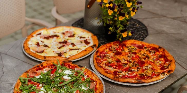Pizza podľa vlastného výberu, na výber až z 13 druhov