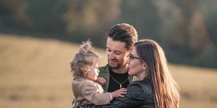 Profesionálne rodinné fotografovanie v exteriéri s neobmedzeným počtom osôb