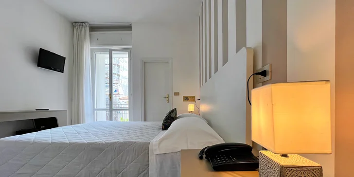 Dovolenka v Rimini: hotel 7 minút od piesočnatej pláže, first minute zľava