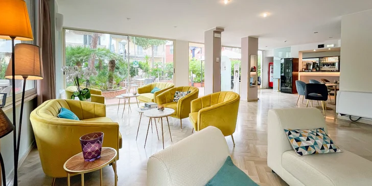 Dovolenka v Rimini: hotel 7 minút od piesočnatej pláže, first minute zľava