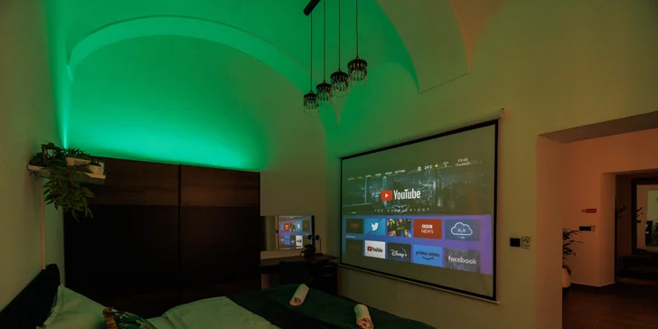 Romantika v centre Košíc: luxusný apartmán s vírivkou a domácim kinom