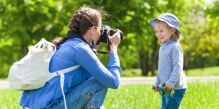 Profesionálne rodinné fotografovanie v exteriéri s neobmedzeným počtom osôb