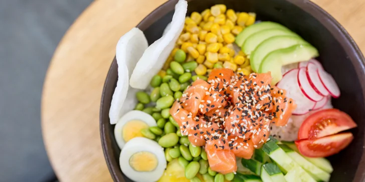 Bowl, šalát alebo sushi set podľa vlastného výberu