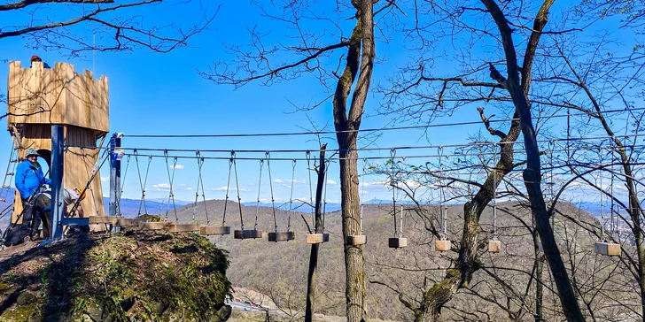 VIA FERRATA SOKOLIE SKALY ZVOLEN: Skupinový kurz s inštruktorom v novej lokalite