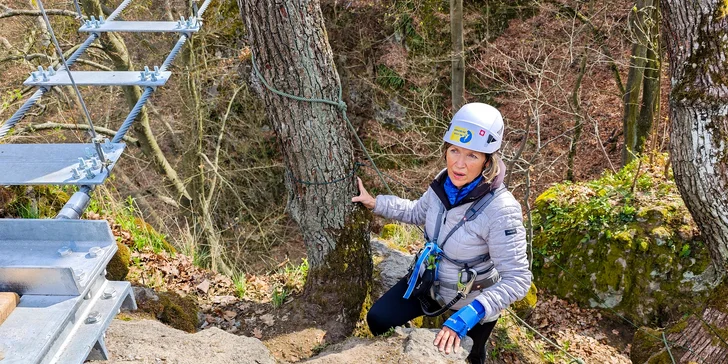 VIA FERRATA SOKOLIE SKALY ZVOLEN: Skupinový kurz s inštruktorom v novej lokalite