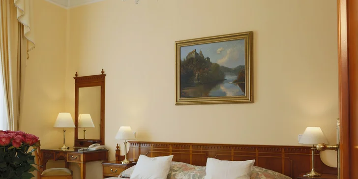 Pobyt v Karlových Varoch s raňajkami či polpenziou aj neobmedzeným wellness