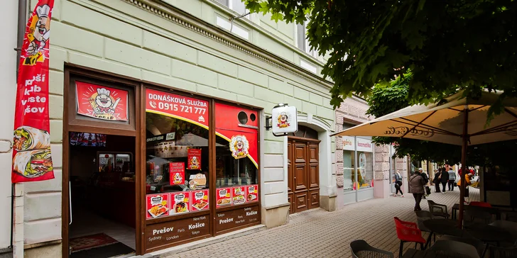 Kebab box, burger, placka alebo tanier v Osman City Kebab