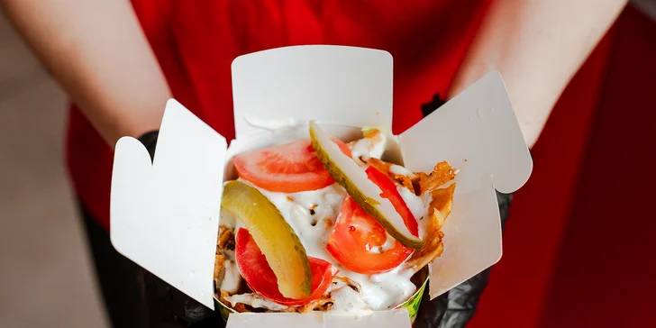 Kebab box, burger, placka alebo tanier v Osman City Kebab