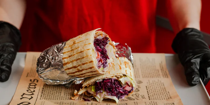 Kebab box, burger, placka alebo tanier v Osman City Kebab