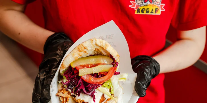 Kebab box, burger, placka alebo tanier v Osman City Kebab