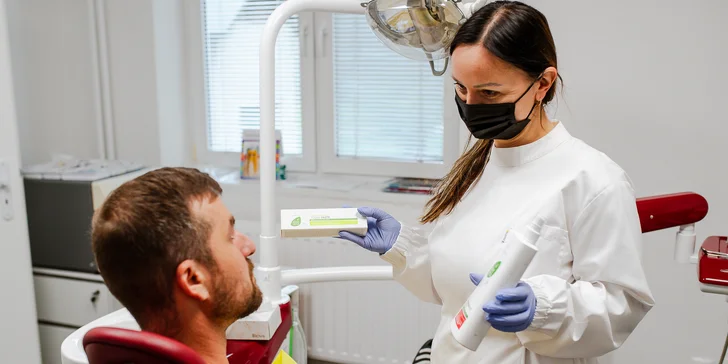 Vstupné vyšetrenie, komplexná dentálna hygiena alebo rodinný balíček