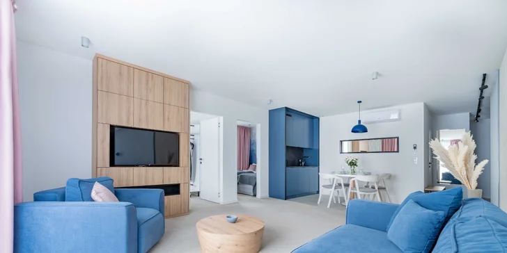 Sliezske Beskydy: moderný aparthotel s raňajkami a vstupom do saunária