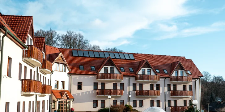 Krásny hotel v Krušných horách: neobmedzený wellness, polpenzia a zábava
