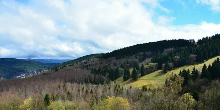 Krásny hotel v Krušných horách: neobmedzený wellness, polpenzia a zábava