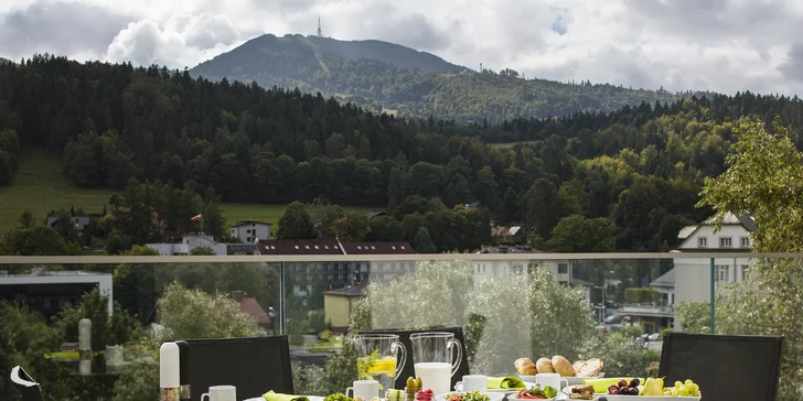 Sliezske Beskydy: moderný aparthotel s raňajkami a vstupom do saunária