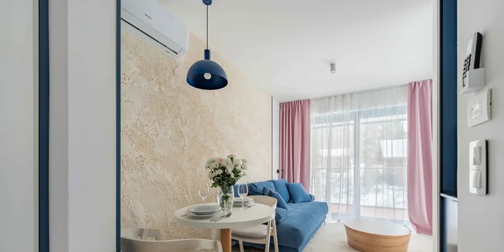 Sliezske Beskydy: moderný aparthotel s raňajkami a vstupom do saunária