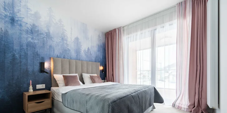 Sliezske Beskydy: moderný aparthotel s raňajkami a vstupom do saunária