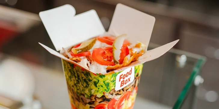 Kebab box, burger, placka alebo tanier v Osman City Kebab