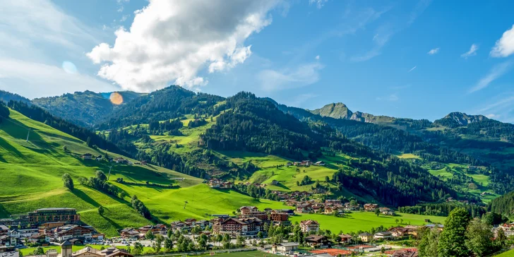 Luxusný alpský hotel v údolí Großarltal: neobmedzený wellness, polpenzia aj letná karta výhod