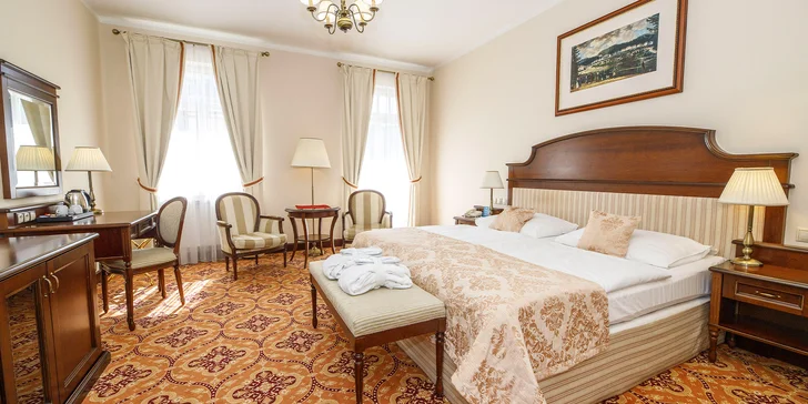 4* pobyt v centre Mariánskych Lázní s polpenziou, wellness aj procedúrami