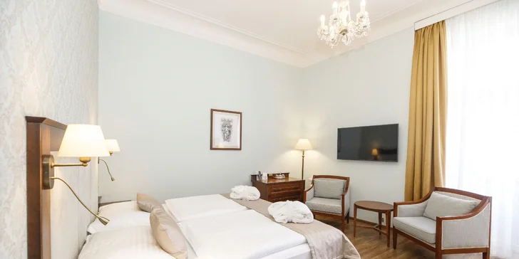 4* pobyt v centre Mariánskych Lázní s polpenziou, wellness aj procedúrami