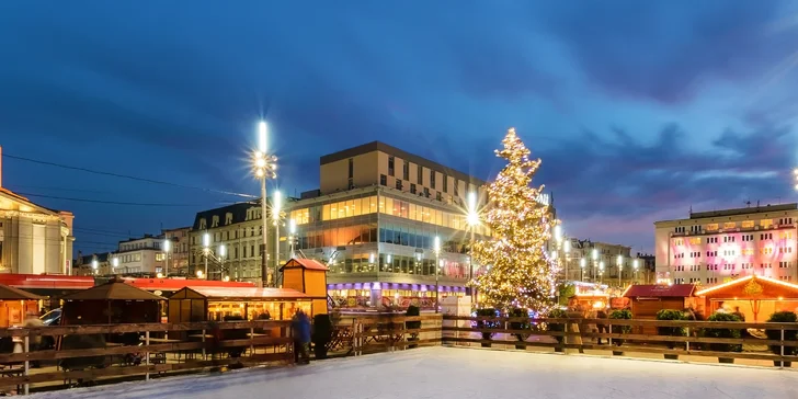 Novo postavený moderný hotel v samotnom centre Katovíc s jedlom a saunou