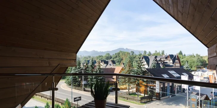 Tatry ako na dlani, priamo z vašej terasy v poľských apartmánoch v Zakopanom