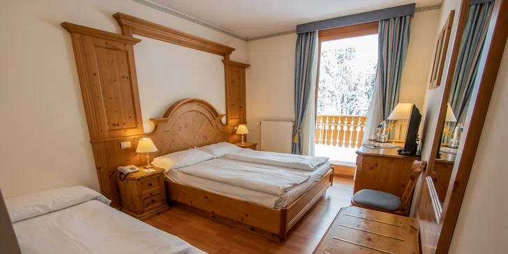 Folgarida: štvorhviezdičkový hotel priamo na svahu, all inclusive, wellness aj animácie