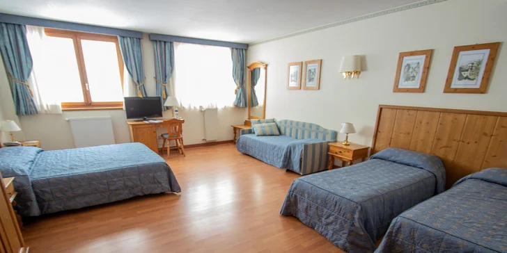 Folgarida: štvorhviezdičkový hotel priamo na svahu, all inclusive, wellness aj animácie