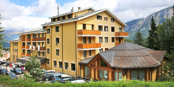 Folgarida: štvorhviezdičkový hotel priamo na svahu, all inclusive, wellness aj animácie