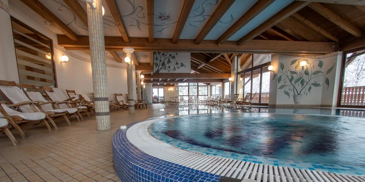 Folgarida: štvorhviezdičkový hotel priamo na svahu, all inclusive, wellness aj animácie