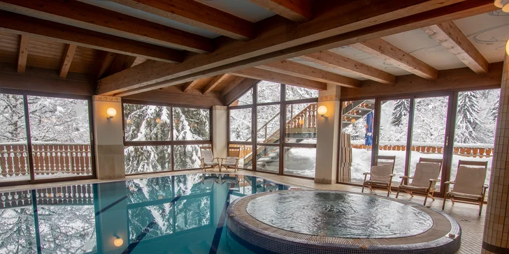 Folgarida: štvorhviezdičkový hotel priamo na svahu, all inclusive, wellness aj animácie