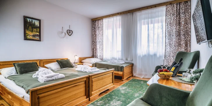 Pobyt v rodinnom Wellness Penzióne Zora Family pod lanovkou na Lomničák