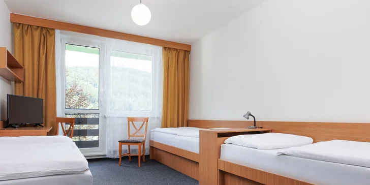 Pobyt v Jeseníkoch: hotel s raňajkami alebo polpenziou, termíny počas celého roka