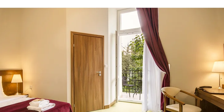 Elegantný hotel v Krakove: raňajky aj relax na záhrade, 1 km od Hlavného námestia