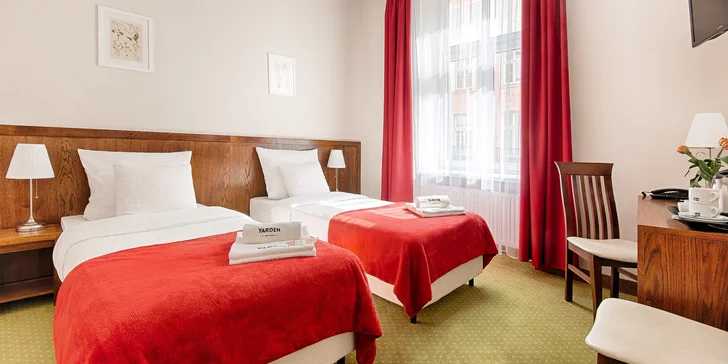 Elegantný hotel v Krakove: raňajky aj relax na záhrade, 1 km od Hlavného námestia