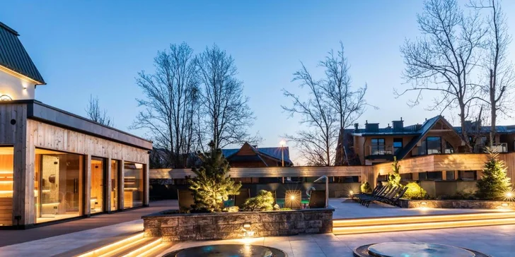 Moderný rezort v Zakopanom: neobmedzený wellness, raňajky až do postele