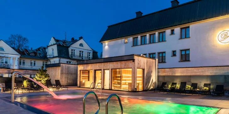 Moderný rezort v Zakopanom: neobmedzený wellness, raňajky až do postele
