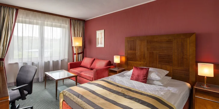 4* pohoda v Brne: raňajky/polpenzia, štýlové izby a zľava do vedeckého parku
