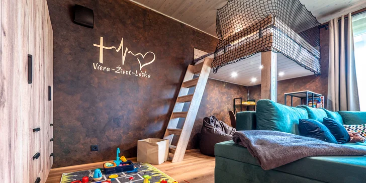 Slovenský raj: rodinná dovolenka v precízne zariadenom apartmáne a terasou i detské ihrisko